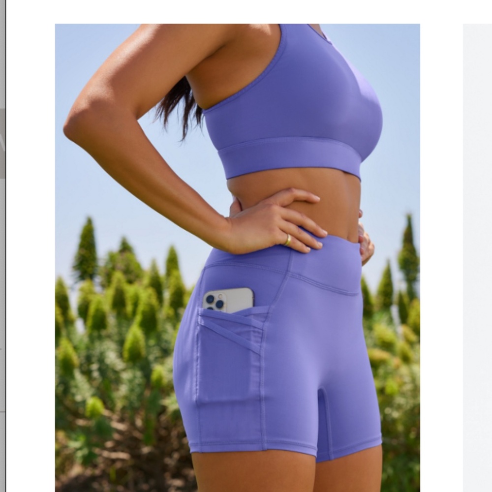 Violet Matching Workout Fit
